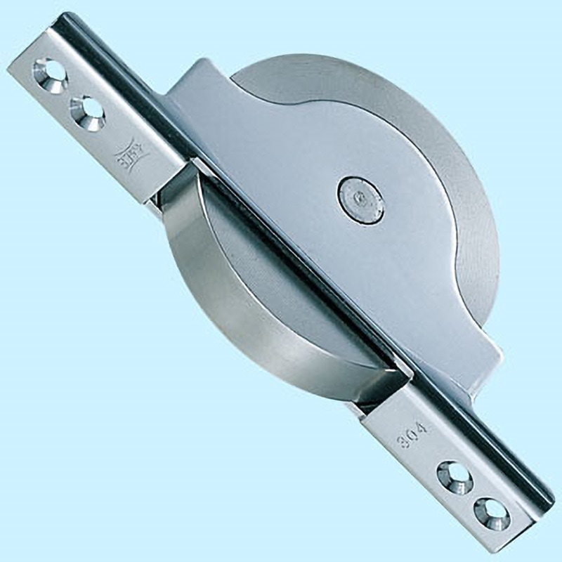 SBS-0902 ベアリング入ステンレス戸車 ヨコヅナ 平型 車輪径90mm 1セット(2個) SBS-0902 28,066円