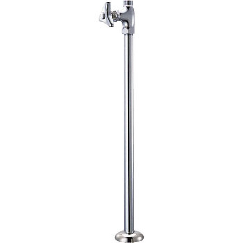 7095M ストレート形止水栓(ナットなし) カクダイ 固定コマ仕様 長さ(給水管部)420mm  7095M