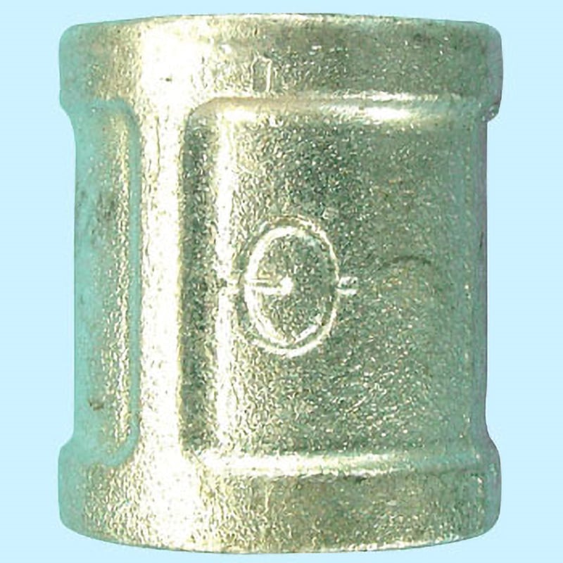 GBS ソケット 可鍛鋳鉄製管継手(白) リケン バンド付き仕様 呼び径100A