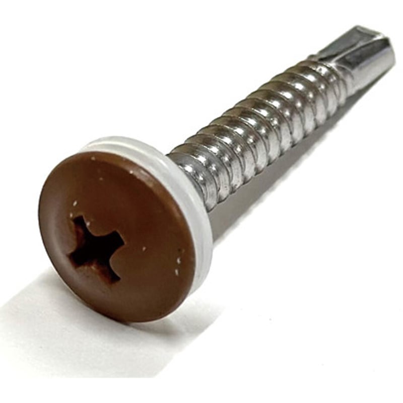 SW35DW10 専用ビス SW35D ネオカットウッド(高儀) ウォールナット色  1セット(100個)