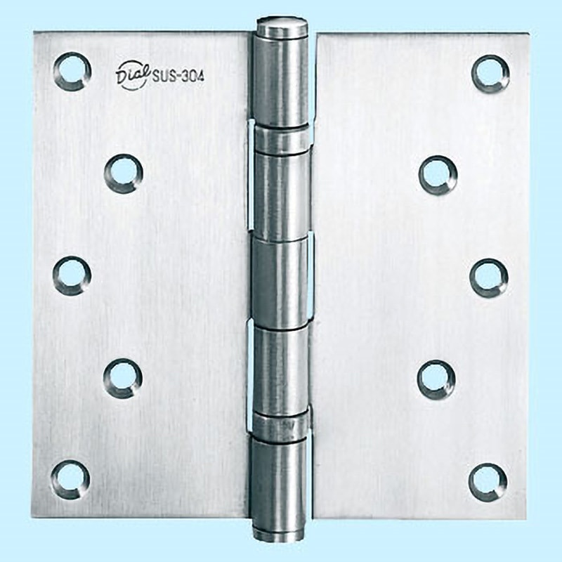 STB-3 HL ステンレス 義星蝶番 ボールベアリング入 APLUS(クマモト) ヘアーライン仕上 幅128mm長さ127mm 1箱(2枚) STB-3 HL 5,542円
