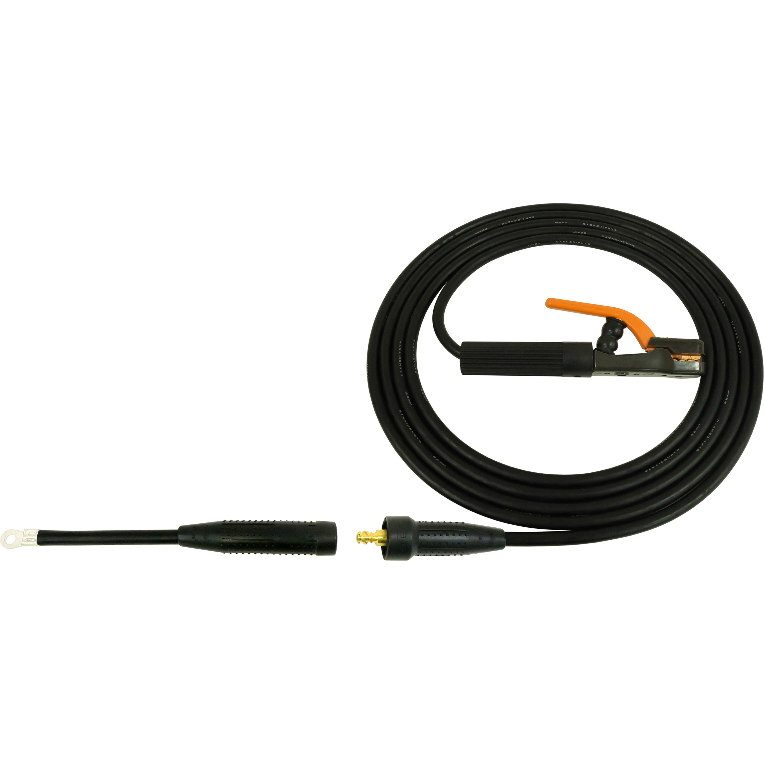 ■マイト アースクリップ・ジョイントオス付キャプタイヤ 10m (22mm2×10m)[送料別途見積り][掲外取寄][店頭受取不可] ○∂マイト工業 CTJA-2210アースクリップ・ジョイント オス付