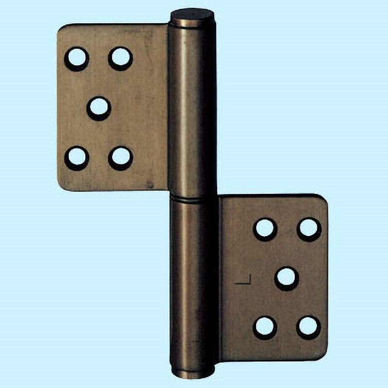 K-33W-127 アンバー ステンレス 面付旗蝶番 左右兼用型 APLUS(クマモト) 横100mm長さ127mm 1箱(2枚)