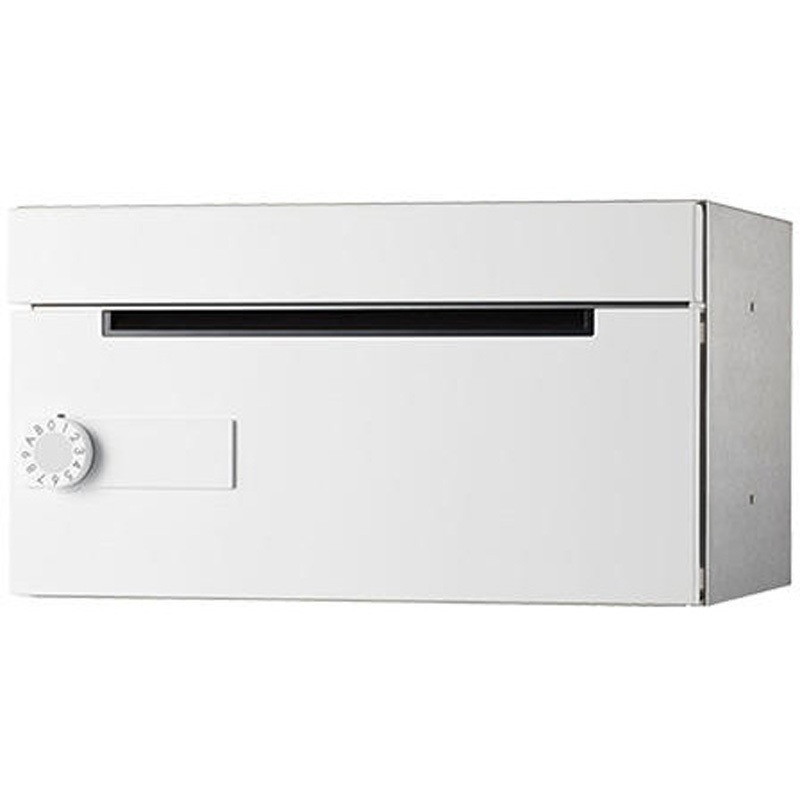 ナスタ ポスト 集合住宅用 D-ALL 横開き 前入前出/屋内タイプ（シリンダー錠） シルバー W360×H240×D333.2mm KS-MB410