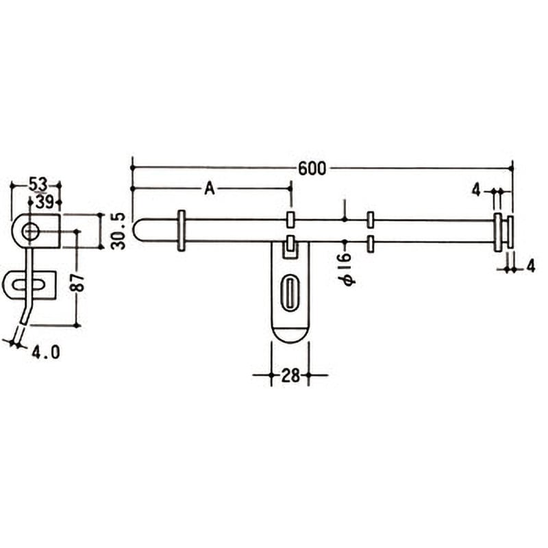 D-34-600 ステンレス 丸棒貫抜 溶接用 APLUS(クマモト) 電解研磨