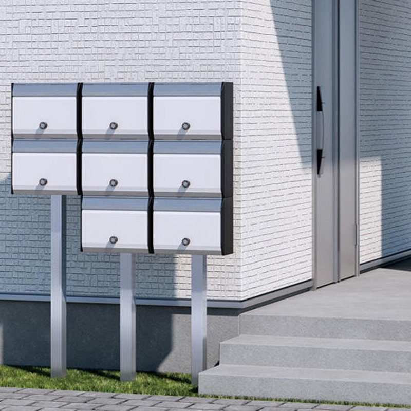 KS-MB34S-LK-PW ポスト 前入前出/防滴タイプ NASTA(ナスタ) 屋内/屋外