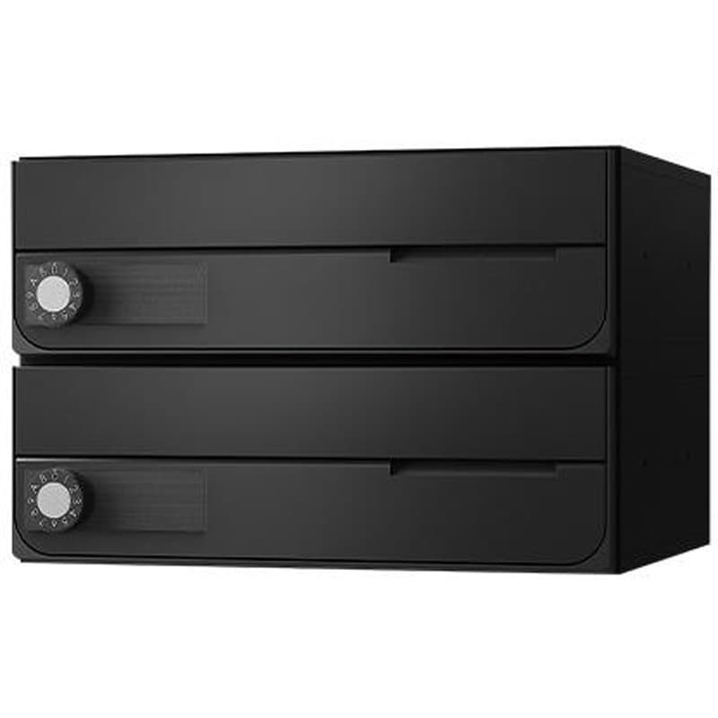 ナスタ ポスト KS-MB4002PU-3L-S 3戸用 NASTA ポスト W360×H120 前入前出／屋内タイプ KS-MB4002PY／KS