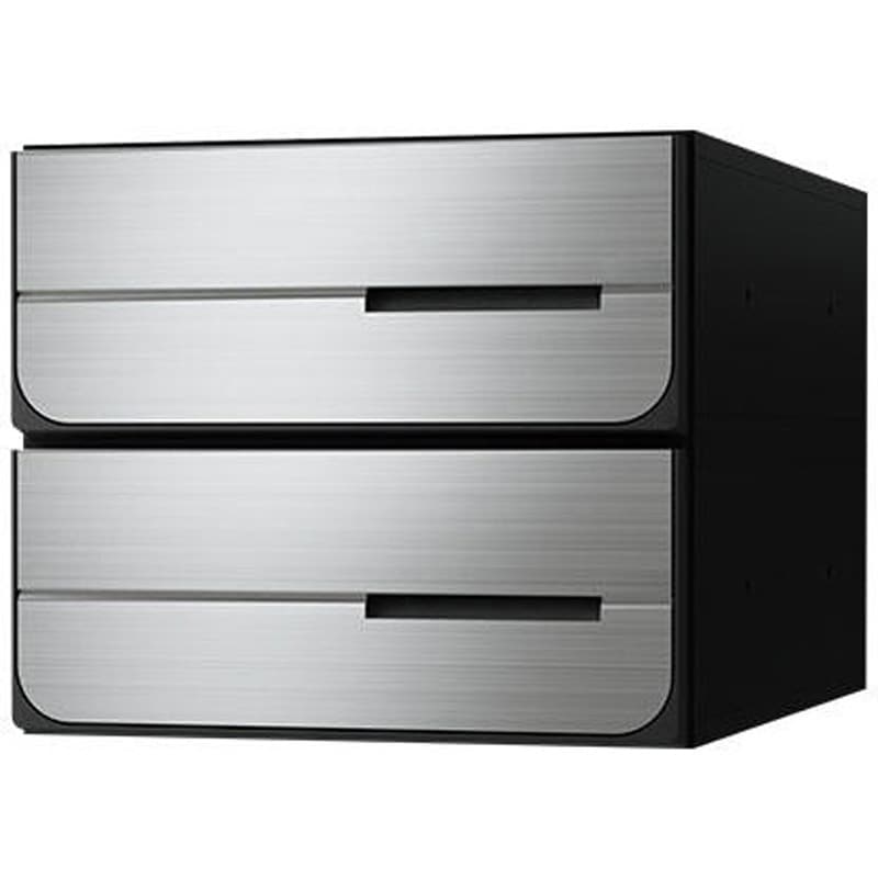 KS-MB6102PY-3C-S D-ALL ポスト 前入後出/屋内タイプ NASTA(ナスタ) 3戸用タイプ シリンダー錠   KS-MB6102PY-3C-S