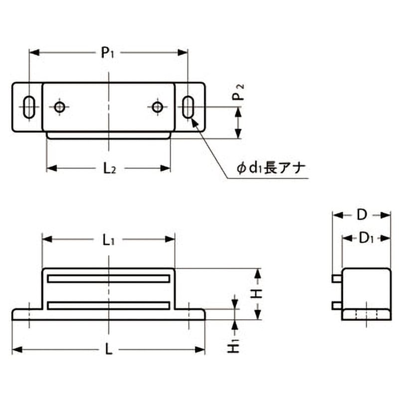 MC-KM-S 強力・家具用マグネットキャッチ LAMP(スガツネ) 1個 MC MC-KM-S 強力・家具用マグネットキャッチ LAMP(スガツネ) 1個 MC