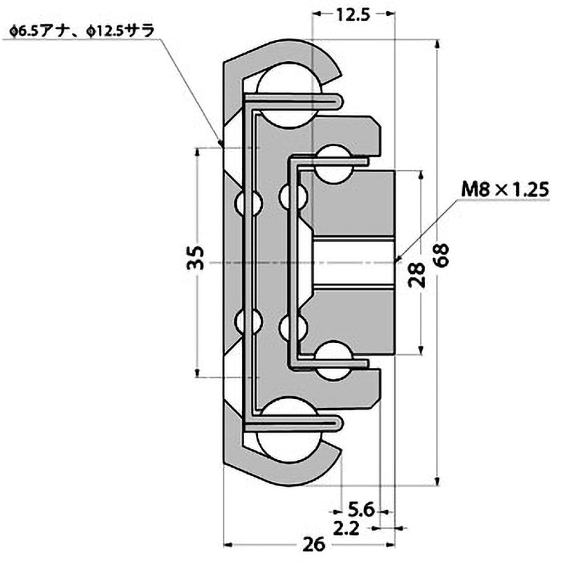 スガツネ工業 (190116674)アルミ合金製 スライドレール ( CBL-D500-400 ) スガツネ工業 （１９０１１６６７４）ＣＢＬ-Ｄ５００-４００アルミ