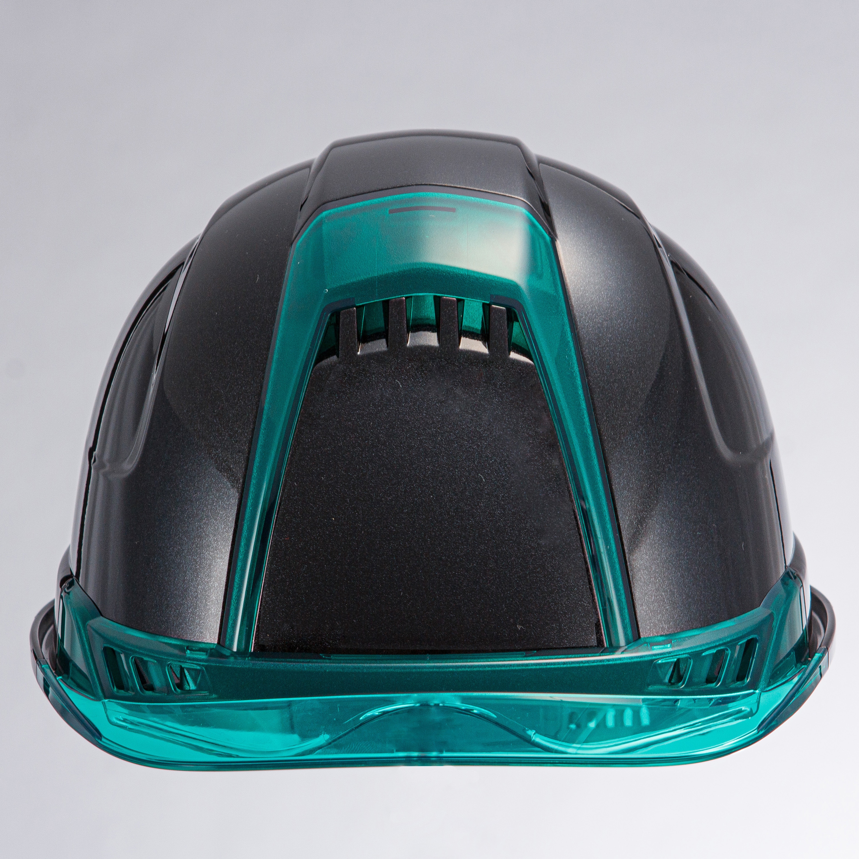 No.391F-MBKG シールド付ヘルメット ヴェンディープラス ブラックメタリック塗装 東洋物産工業(旧:トーヨーセフティー) 飛来・落下物用・墜落時保護用