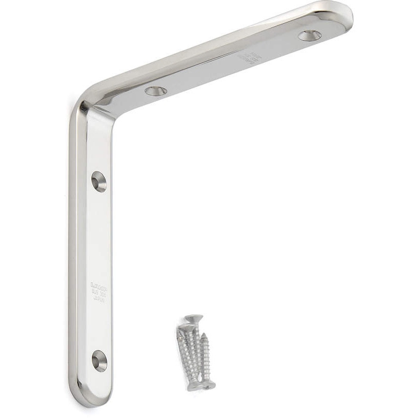 XL-SA01-150M ステンレスアングル LAMP(スガツネ工業) 鏡面研磨 1個 XL 