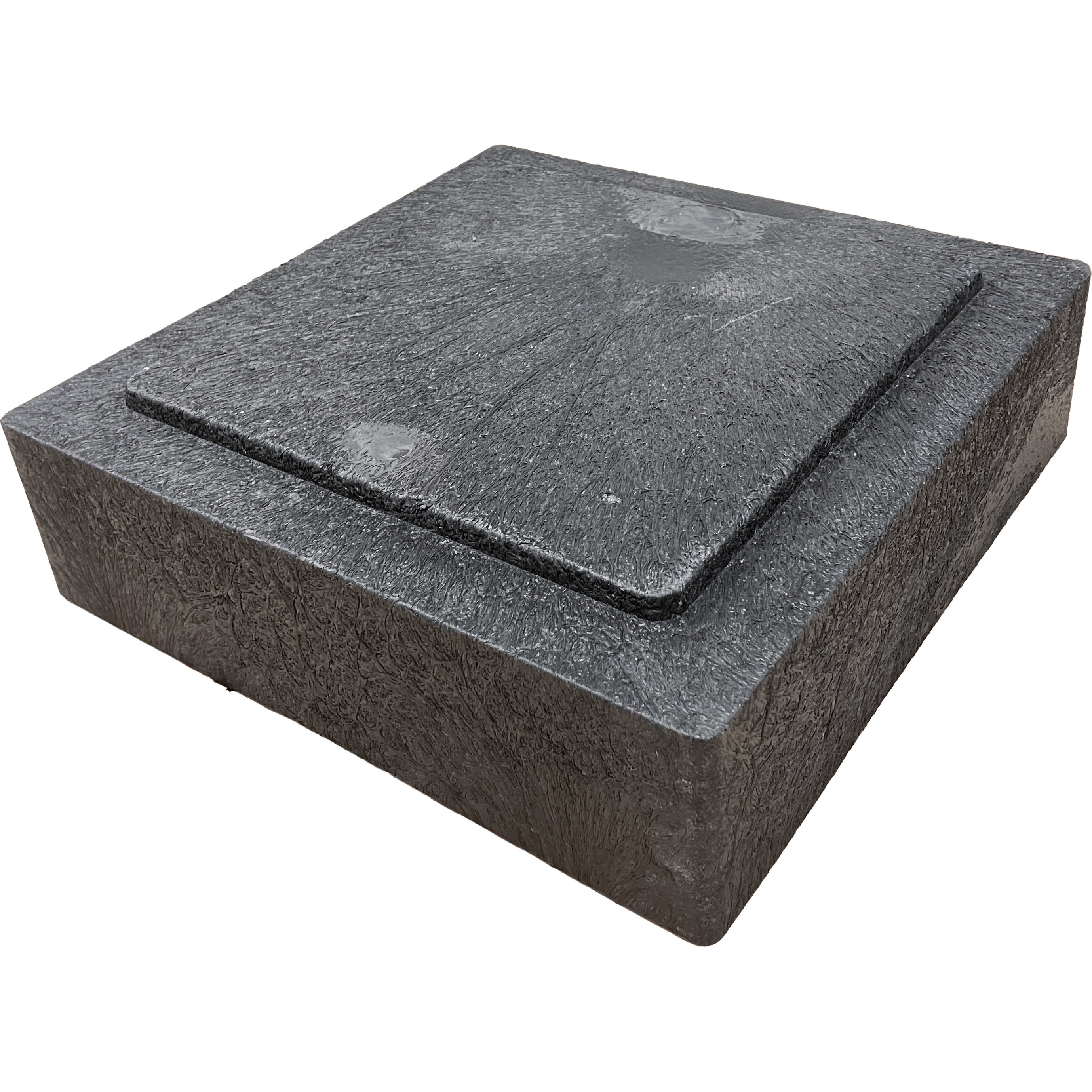 HB300-4set 樹脂ブロック篏合式 4個セット ウッドプラスチックテクノロジー 黒色 再生プラスチック製