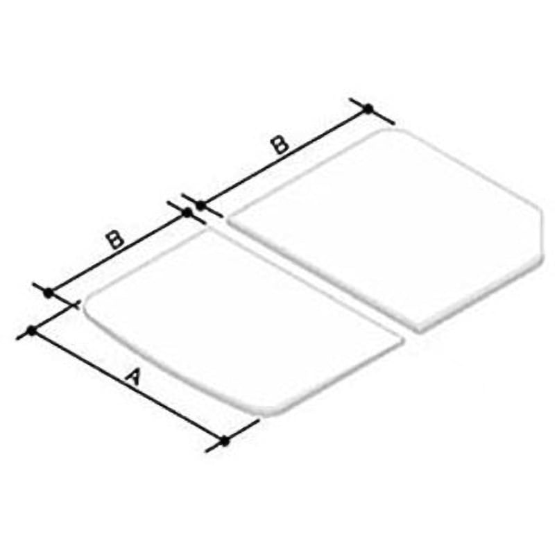 YFK-1276B(5)-D4 風呂フタ 薄型保温組フタ  ハイレスト浴槽用 INAX(LIXIL) 幅1086mm奥行755mm