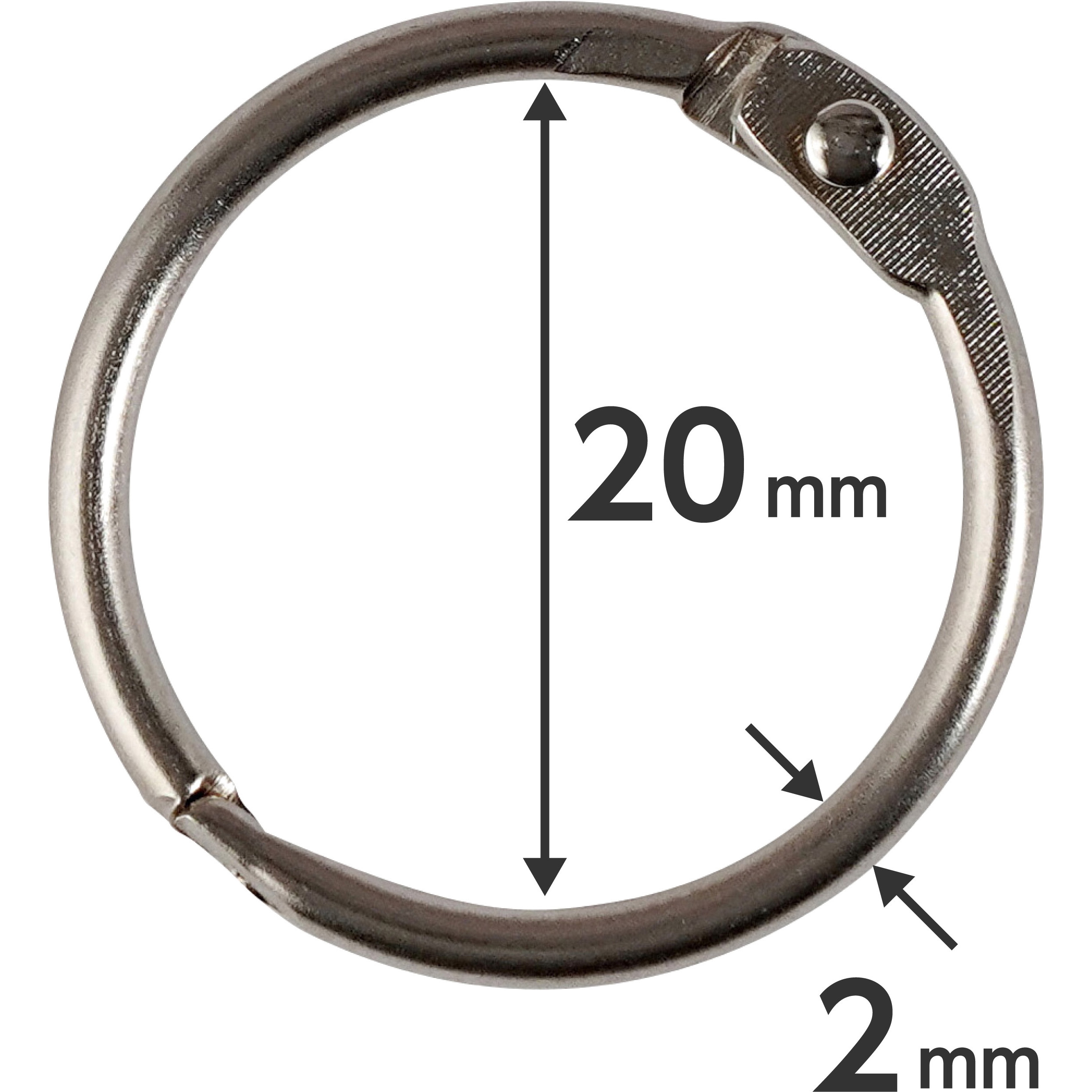 CR20-10 カードリング 10個入り 1パック(10個) モノタロウ 【通販