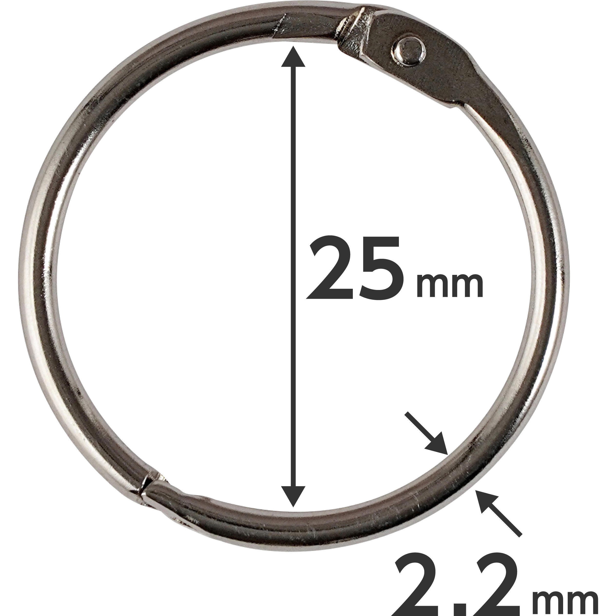 (まとめ) TANOSEE カードリング 内径20mm 1セット（100個：10個×10パック） 〔×10セット〕 まとめ） TANOSEE カードリング 内径38mm 1パック（10個） ×20セット