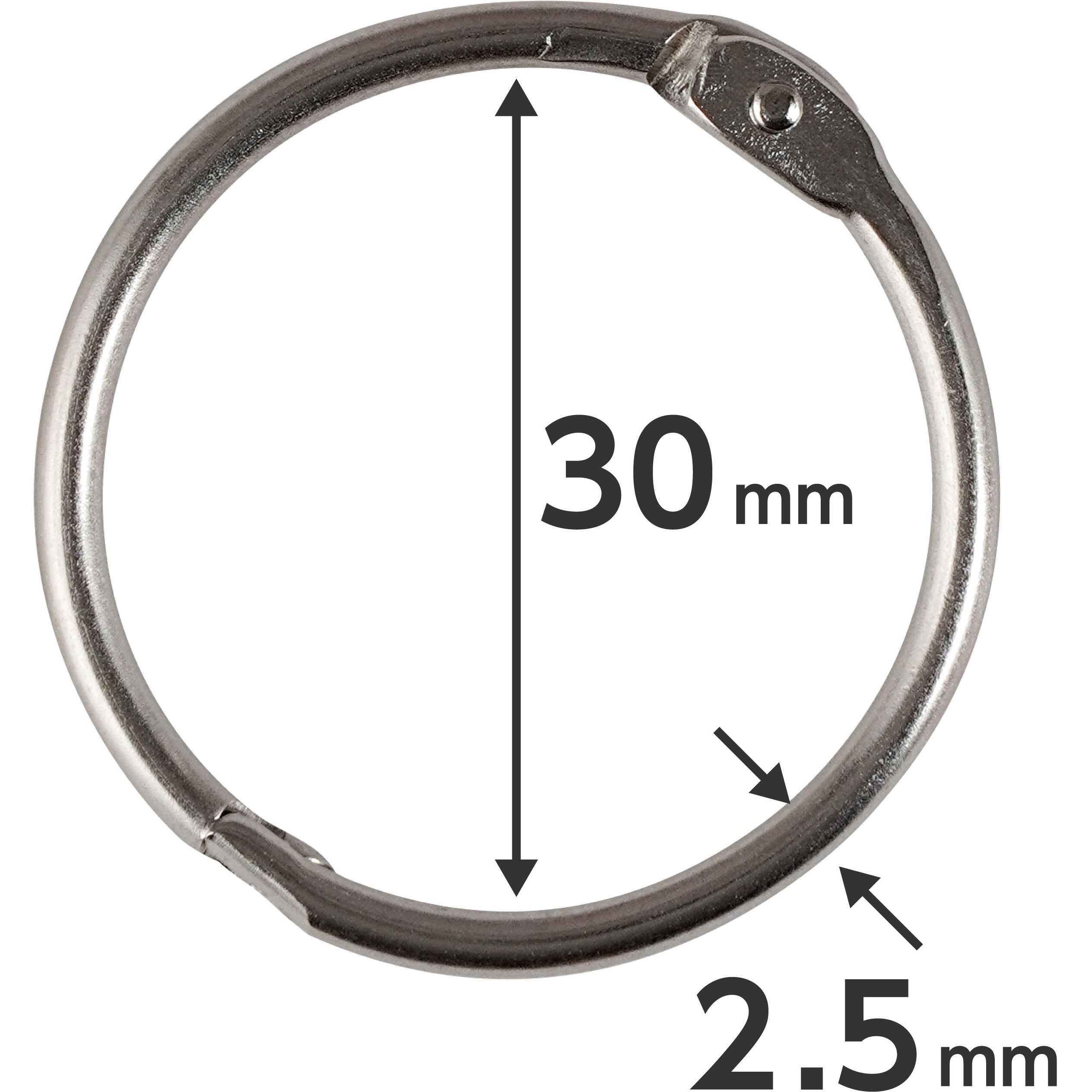 (まとめ) ライオン事務器 カードリング 中直径30mm CS-P16 1箱（7個） 〔×50セット〕 まとめ) ライオン事務器 カードリング 中直径30mm CS-P16 1箱（7個） 〔