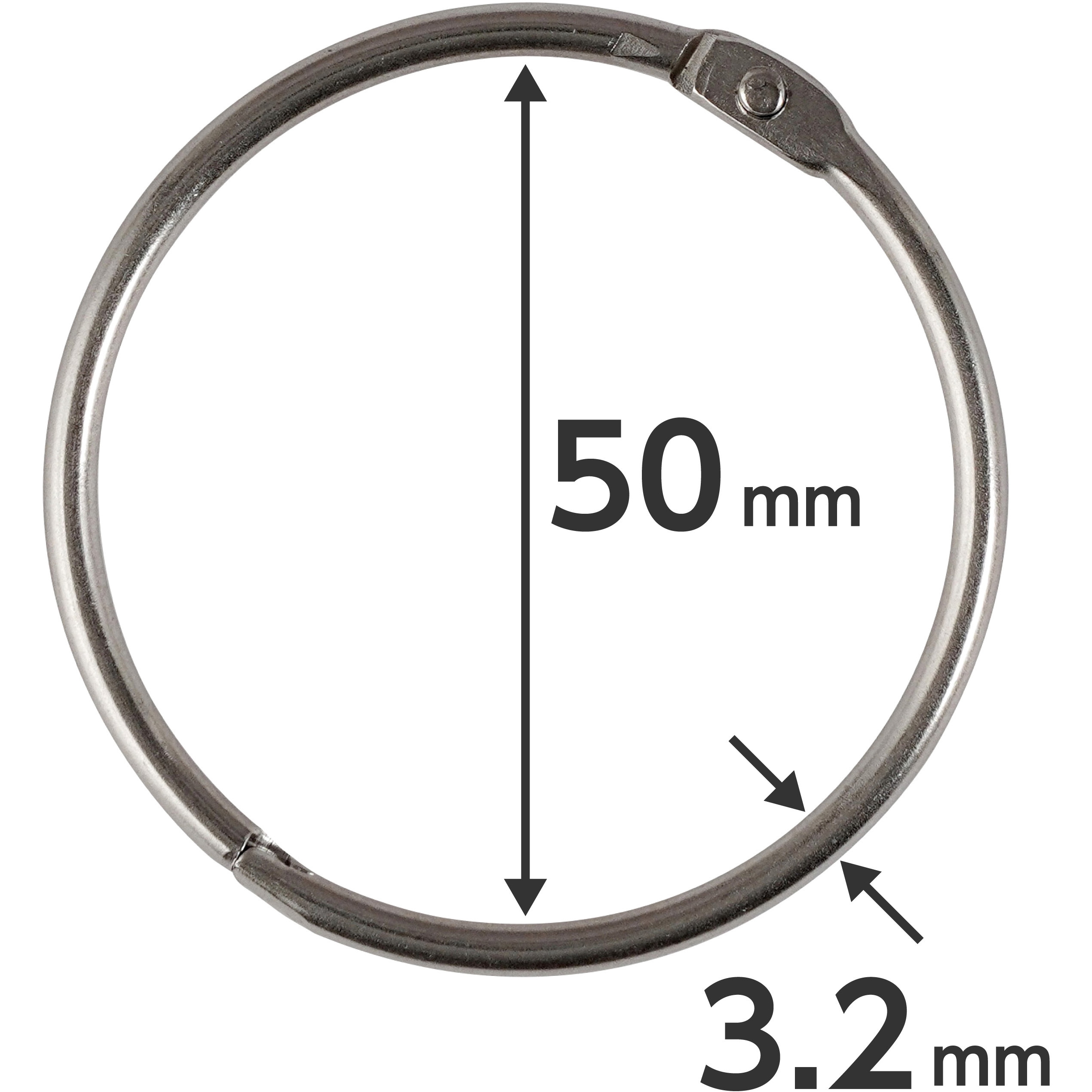 CR50-10 カードリング 10個入り 1パック(10個) モノタロウ 【通販