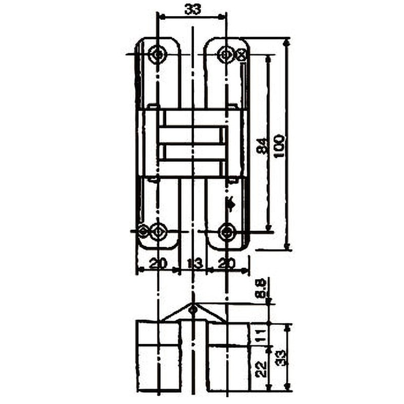 間仕切折戸用丁番 【アトム】 AFD-900 内側のドアハンドル 間仕切折戸用丁番 【アトム】 AFD-900 内側のドアハンドル