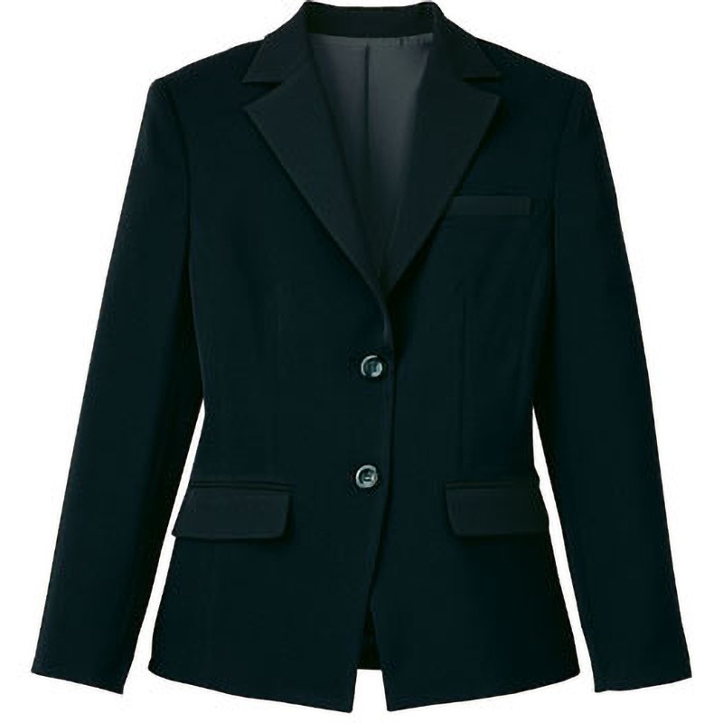 SJ1004 ストレッチスタイル ジャケット SJ1004 フォーク(Nuovo) 女性用 ブラック色 サイズ(号)5
