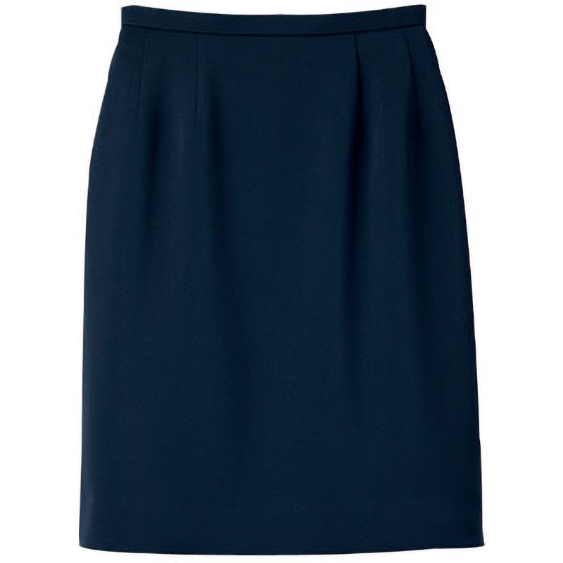 SS4005 ストレッチスタイル スカート(短丈) SS4005 フォーク(Nuovo) ネイビー色