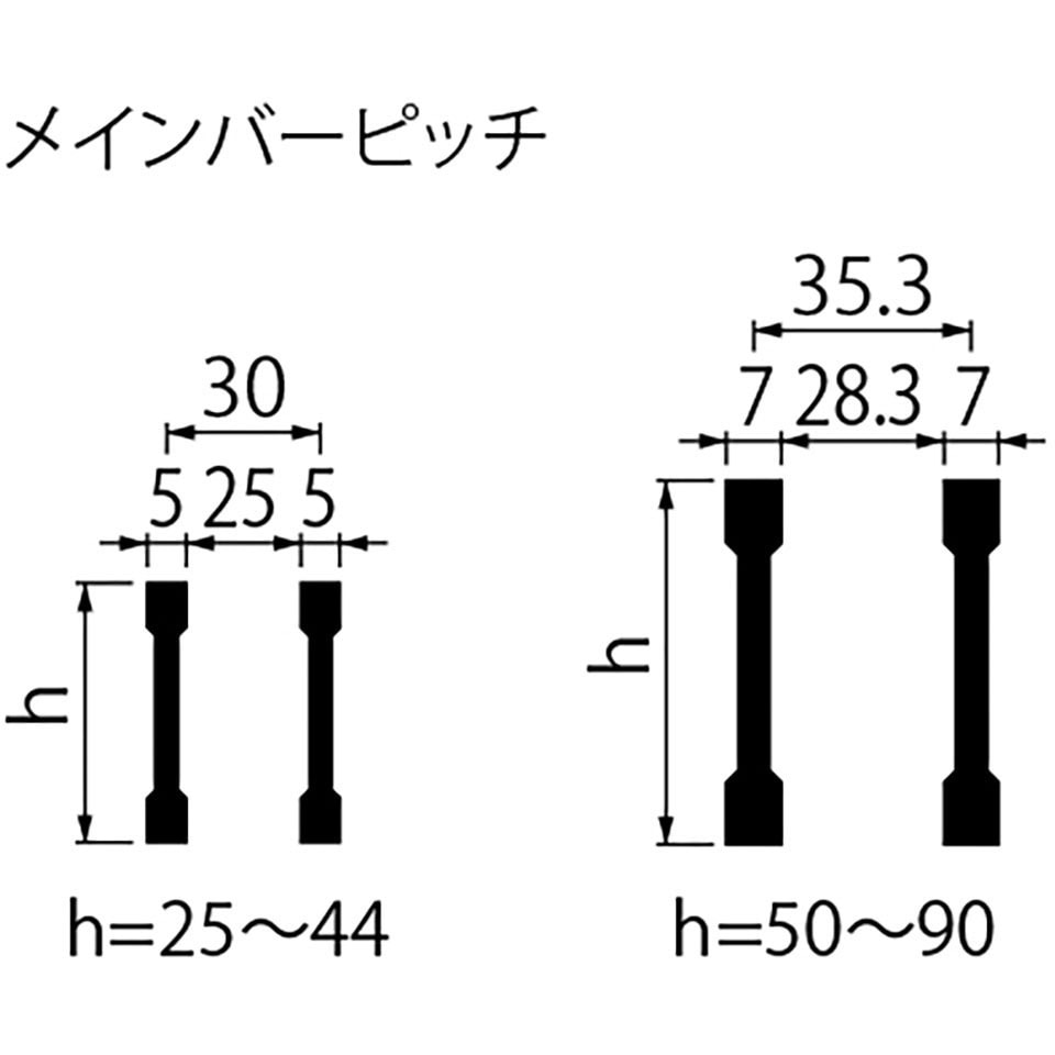 HSB-15575 スチール製グレーチング 横断溝・側溝用 プレーンタイプ