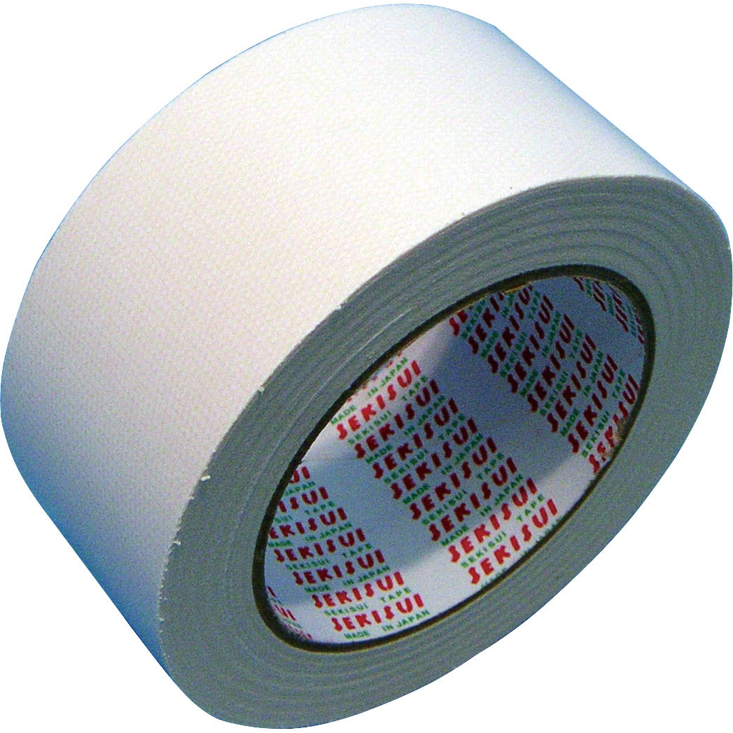  セキスイ カラー布テープ 50mm×25m 白 30巻 NO.600V