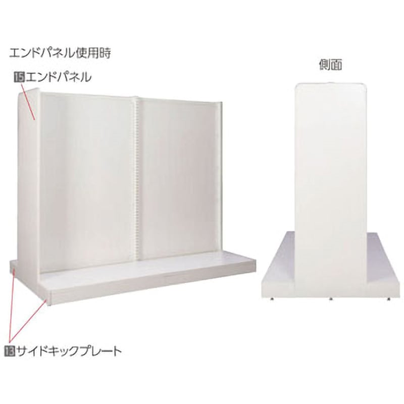 11-98-5-2 DWood series 木棚セットハイグレードタイプ(上棚)棚受付 連結エンド W900mm用 アイリスオーヤマ 耐荷重30kg