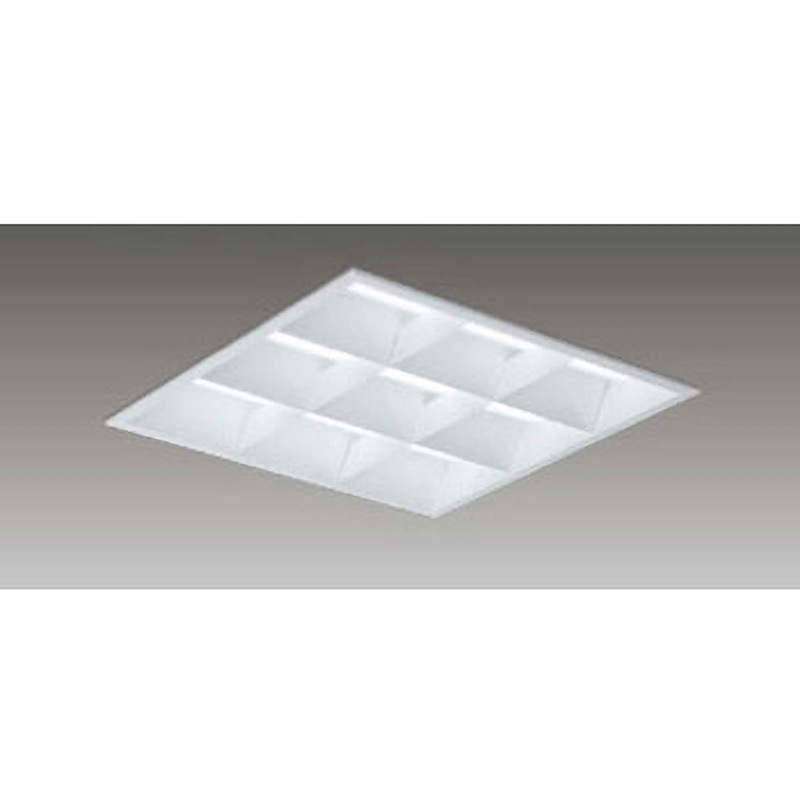 LEKR741452L-LD9 LEDベースライト+LEDバーセット TENQOOスクエア LEDバータイプ バッフルタイプ 東芝ライテック 調光の可否:可