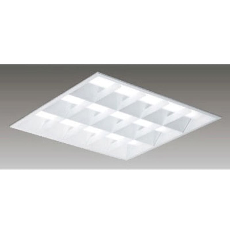 LEKR761652W-LD9 LEDベースライト+LEDバーセット TENQOOスクエア LEDバータイプ バッフルタイプ 東芝ライテック 調光の可否:可
