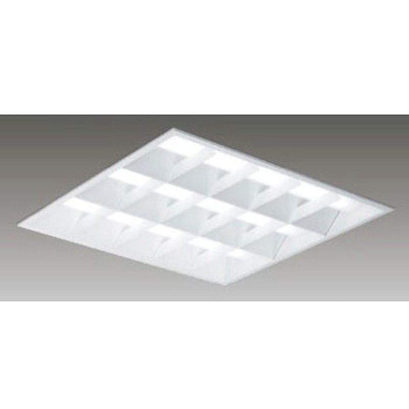 LEKR761652WW-LD9 LEDベースライト+LEDバーセット TENQOOスクエア LEDバータイプ バッフルタイプ 東芝ライテック 調光の可否:可