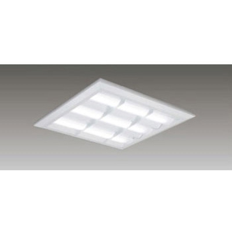 LEKT751852N-LD9 LEDベースライト+LEDバーセット TENQOOスクエア LEDバータイプ バッフルタイプ 東芝ライテック 調光の可否:可