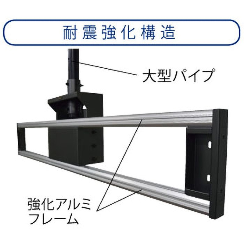 FH-55M2 GCセット 天吊金具横2面タイプ 大型ディスプレイ用 1個