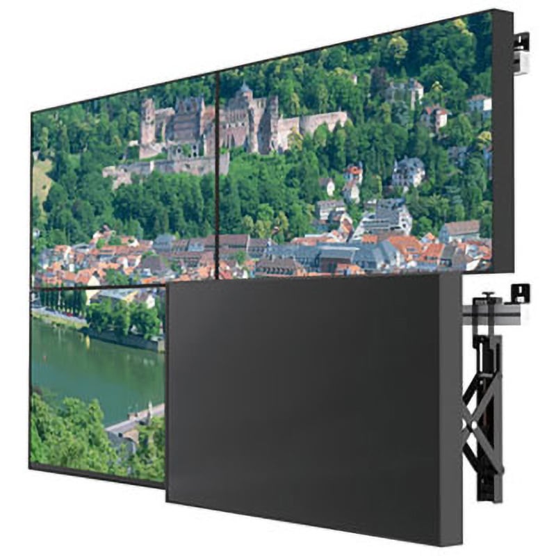 MHW-52 壁面金具 プッシュアップタイプ大型ディスプレイ用 オーロラ