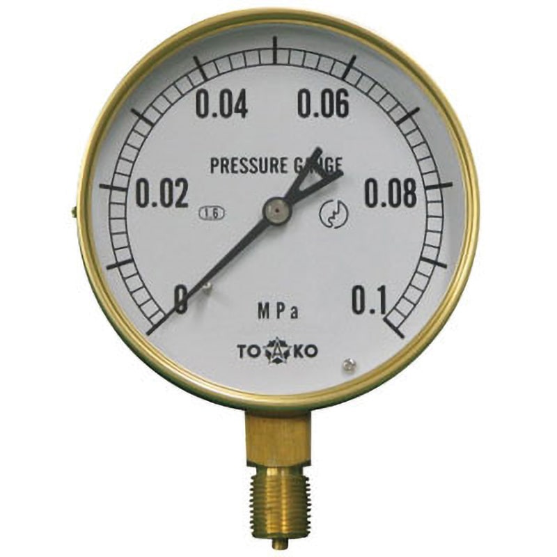 第一計器 GRSグりせりン入り圧力計（すてンれすけーす） ( SUS-GRS-BU-G3/8-75X0.4/-0.1MPA ) 第一計器 75Φ 車用品・バいく用品 第一計器 GRSグりせりン入り圧力計