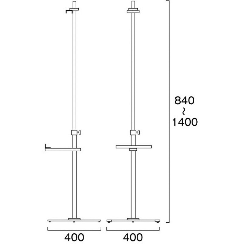 PA15G-B PAパネルスタンド(G脚シリーズ) 1台 常磐精工 【通販モノタロウ】