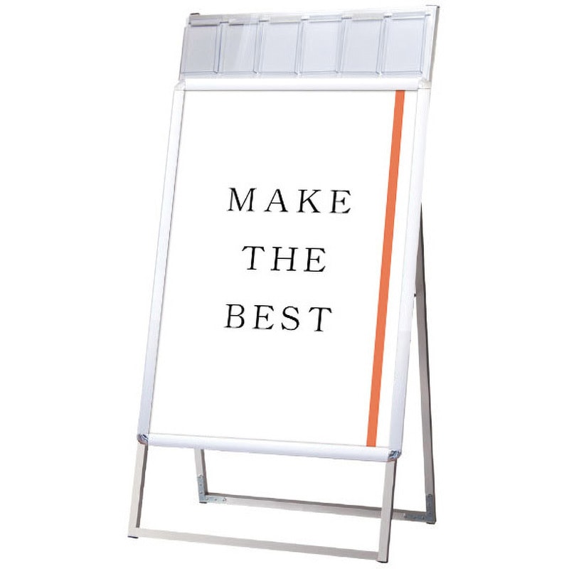 PGSKP-B1KS ポスターグリップスタンド看板パンフレットケース付(屋内用) 常磐精工 片面タイプ   PGSKP-B1KS