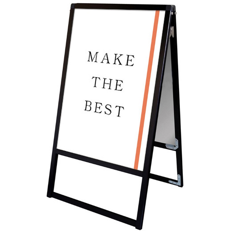 BVASKAC-A2R ブラックバリウススタンド看板 アクリルタイプ 常磐精工 両面タイプ   BVASKAC-A2R