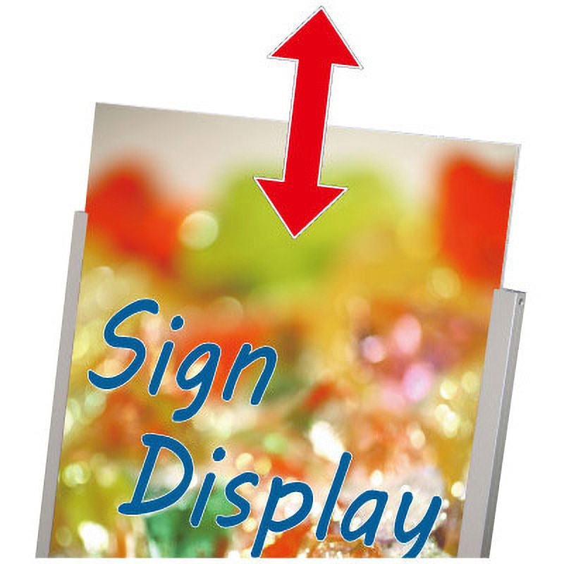 VAMSAC-A3Y バリウスメッセージスタンド アクリルタイプ 常磐精工 質量3.9kg   VAMSAC-A3Y arunhasablog.com