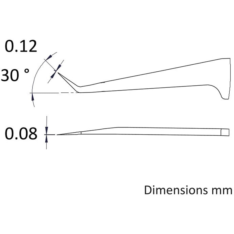 51S SA SAステンレスピンセット Ideal-Tek SUS304同等/非磁性
