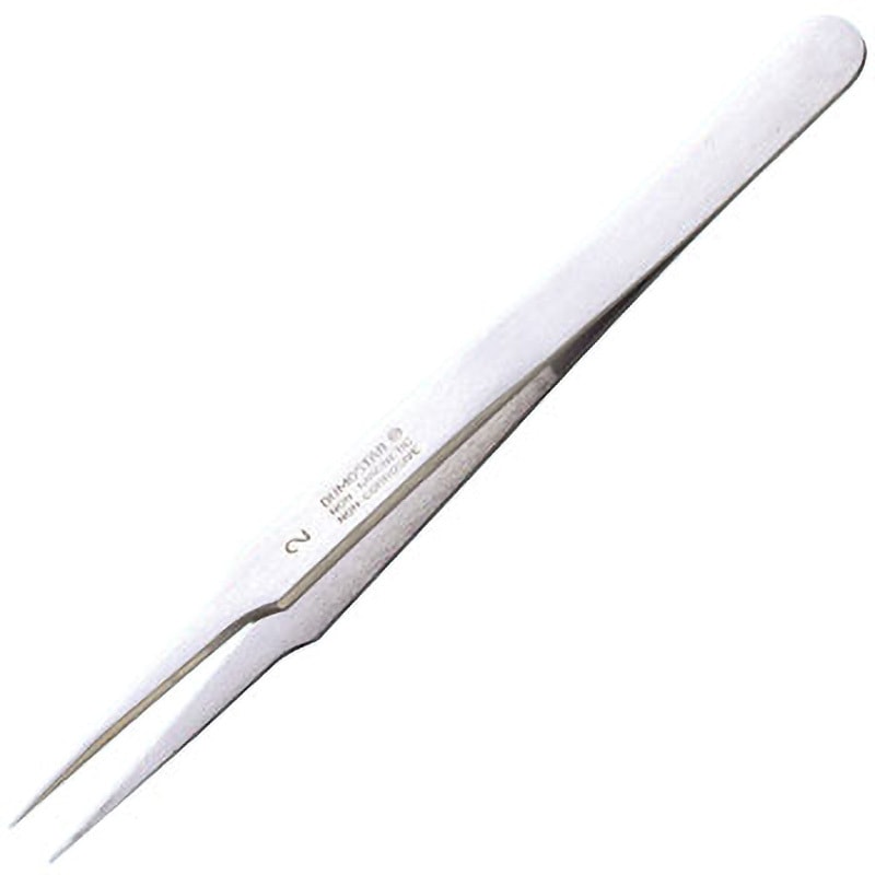 2 精密ピンセット(DUMOSTAR) DUMONT(デュモン) 特殊鋼製 先細 全長120mm
