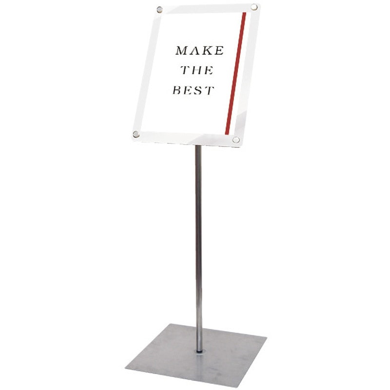 INFA80-B4TW インフォメーションアクリルスタンド 1台 常磐精工 【通販モノタロウ】