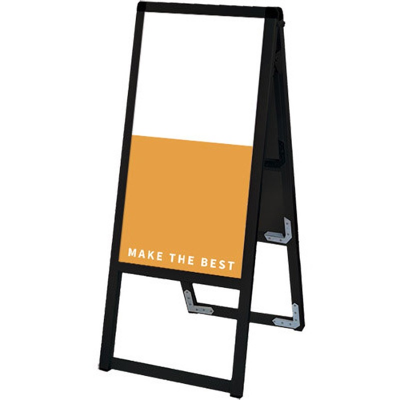 BVASKAP-300X600R ブラックバリウススタンド看板 アルミ複合板タイプ 常磐精工 質量3.2kg ポスター寸法300×600mm面板WW300mm HH600mm  BVASKAP-300X600R 9,605円