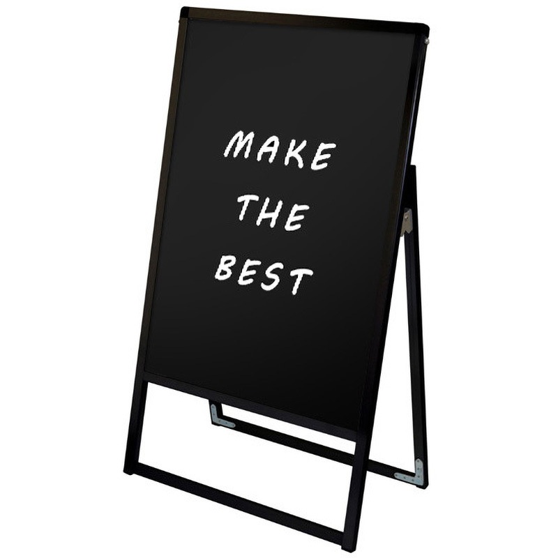 BVASKBB-A2K ブラックバリウススタンド看板 ブラックボードタイプ 常磐精工 ポスター寸法420×594mm面板寸法A2(W420×H594)mm  BVASKBB-A2K