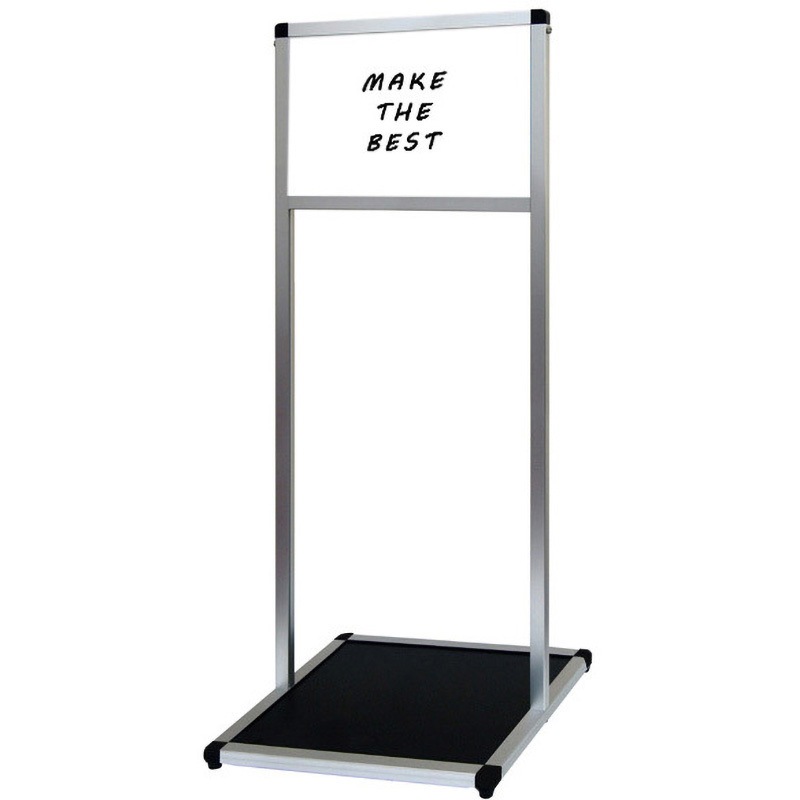VAMSWB-A4Y バリウスメッセージスタンド ホワイトボードタイプ 常磐精工 ポスター寸法297×210mm面板寸法A4(W297×H210)mm  VAMSWB-A4Y