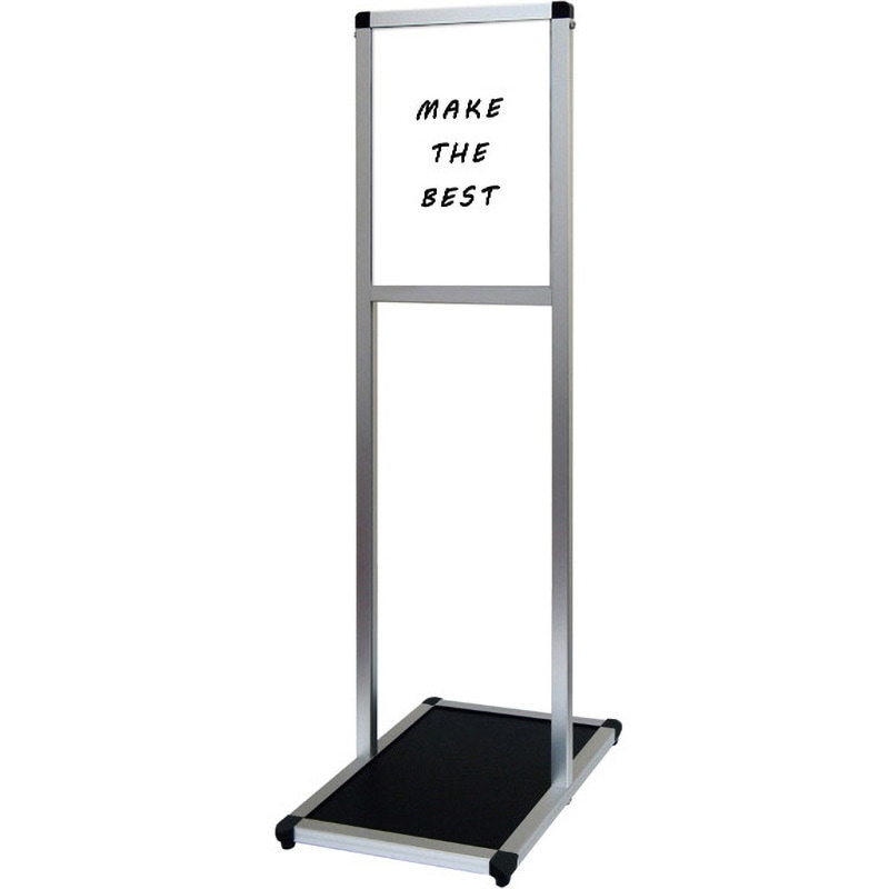 VAMSWB-B4T バリウスメッセージスタンド ホワイトボードタイプ 常磐精工 ポスター寸法257×364mm面板寸法B4(W257×H364)mm  VAMSWB-B4T