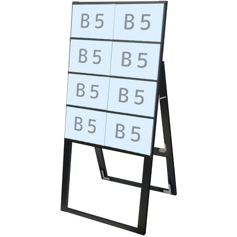 BCCSK-B5Y8KH ブラックカードケーススタンド看板 常磐精工 片面タイプ   BCCSK-B5Y8KH