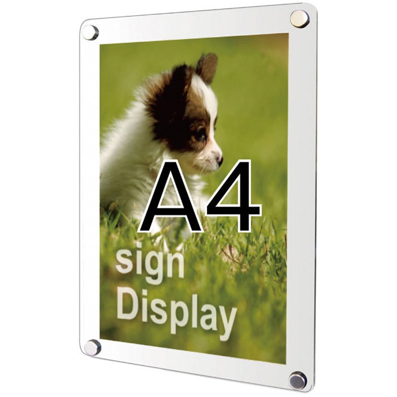 WPSW-A4 ウォールポスターサイン ホワイト 常磐精工 屋内専用   WPSW-A4