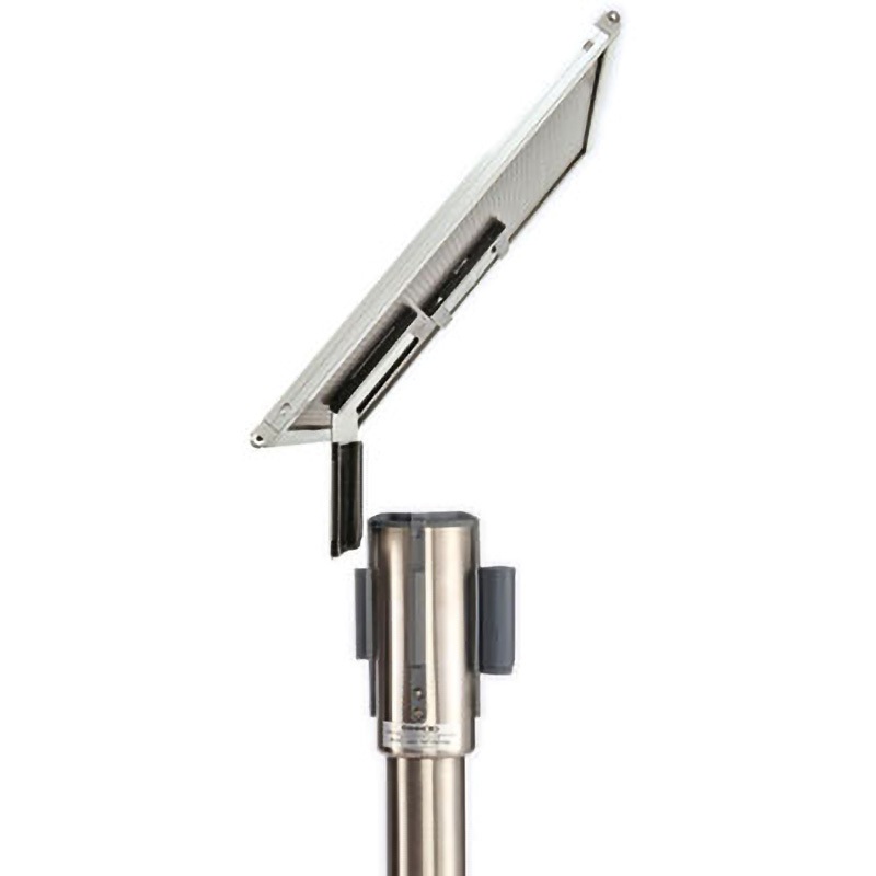OT-661-002-4 ベルトパーテーション用アドパネル 斜め テラモト 高さ 