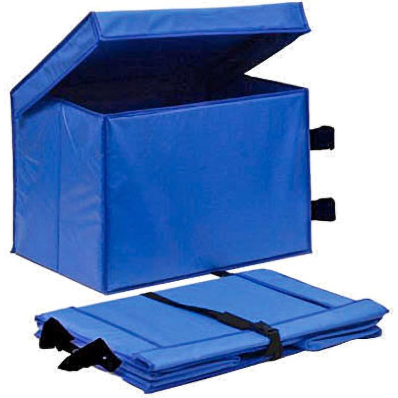 OT-561-611-0 台車用折りたたみボックス 蓋付 テラモト 幅450mm奥行600mm高さ450mm  OT-561-611-0 16,316円